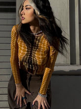 Load image into Gallery viewer, Polka Dot Print Ins European and American round Neck Upper Clothes Long Sleeves T-shirt
