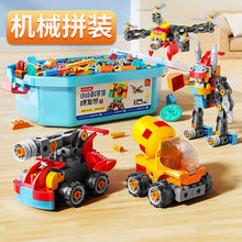 Load image into Gallery viewer, Feile Programming Building Blocks Large Particles Mechanical Group Gear Education Electric Technology Group Remote Control Robot Children's Toys
