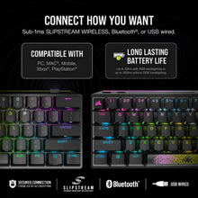 Load image into Gallery viewer, Corsair K70 Pro Mini Wireless (CHERRY MX Red, RGB) / Compact 60% Gaming Keyboard
