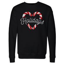 Load image into Gallery viewer, Christmas Candy Cane Heart WHT
