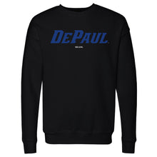 Load image into Gallery viewer, DePaul Blue Demons Wordmark Royal WHT
