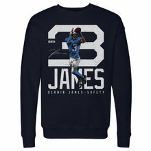 将图片加载到图库查看器，Derwin James Los Angeles C Bold Number WHT
