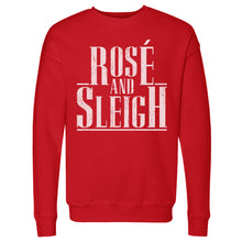 将图片加载到图库查看器，Christmas Rose And Sleigh WHT
