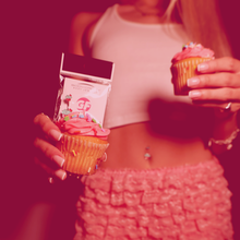 Load image into Gallery viewer, Sydney Belle Girlfriend Collection Sweet Happy Cupcake Pink Blue Double Mount Belly Ring
