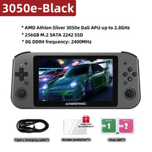 Load image into Gallery viewer, ANBERNIC Win600 PC Games Handheld AMD 3020e/3050e 5.94 Inch IPS Screen Office Video Game Console Windows 10 WiFi5  Pocket Laptop
