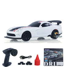 将图片加载到图库查看器，New RC Drift Car Upgraded Gyro 1/43 Racing RTR 4WD Four-wheel Drive High Speed Radio Control Model 2.4g Drift Race Car Mini Gift
