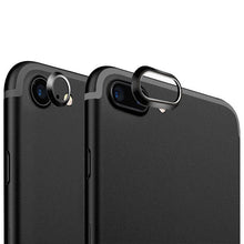 将图片加载到图库查看器，2 In 1 Metal Camera Lens Protector For Iphone 7 8 Plus X Lens Protective Circle Ring Cover With Tempered Glass For Iphone X Scratch Resistant Hd Tempered Glass Camera Screen Protector
