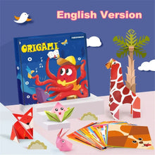 Load image into Gallery viewer, Cartoon Animal Origami &amp; Paper Cutting Book - Educational Craft Toy for Kids
