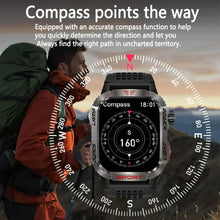 Load image into Gallery viewer, New For Huawei Xiaomi Military GPS Smart Watch Men Flashlight Compass Waterproof Outdoor Sport Tracker Bluetooth Call Smartwatch
