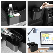 将图片加载到图库查看器，Car Trash Can (with Lid) Contains 60 (300) Garbage Bags, Small Car Trash Can, Leak-proof Mini Car Accessories
