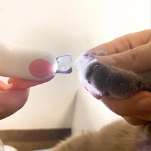 Load image into Gallery viewer, LED Pet Nail Clipper – Cat &amp; Dog Claw Trimmer with Safety Lock
