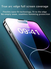 Load image into Gallery viewer, Cover dustproof and electrostatic Full Glass the For iPhone 11 13 14 Pro Screen Protector iPhone 7 8 6 Plus X XR XS MAX 12 mini Display Tempered Glass Protection Compatible, Case Friendly Screen Protector
