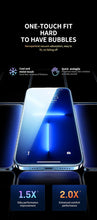 Load image into Gallery viewer, 8K HD Anti Peeping Luxury Fast Install Full Cover Glass Screen Protector For iPhone 14 13 12 11 PRO MAX MINI X XS 9H Hardness Tempered Glass Scratchproof Shatterproof Bubble Free Screen Protector For iPhone
