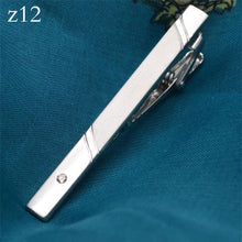 Load image into Gallery viewer, New Metal Silver Color Tie Clip For Men Wedding Necktie Tie Clasp Clip Tie Clips for Men Tie Bar Clip  Regular Ties Necktie Wedding Business Tie Pin Clips Gentleman Ties Bar Elegant Men's Accessories
