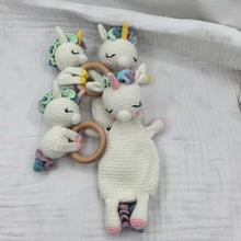 将图片加载到图库查看器，Baby Security Blanket Towel Feeding Bib Soft Towel Cotton Burping Cloth Infant Shower Gift Knitted Lovely Animal Rattle Sleep To
