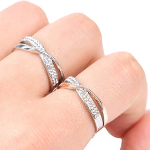 Load image into Gallery viewer, Weight Loss Crystal Rhinestone Ring Slimming Healthcare Ring Magnetic Jewelry
