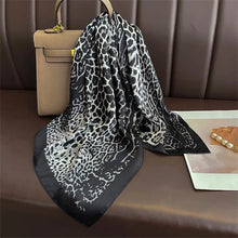 Load image into Gallery viewer, Luxury Satin Silk Square Scarf – Shawl, Hijab &amp; Fashion Wrap 2023
