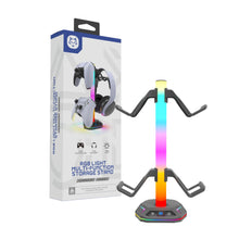 Load image into Gallery viewer, For Playstation5 Controller Holder Earphone Hanger Accessories Gaming RGB Headphone Stand for Desktop Gamer PS4 Xbox PS5 Gamepad
