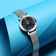 将图片加载到图库查看器，Women's Watch Japan Mov Fashion Hours Woman Lady Dress Bracelet Thin Stainless Steel Business Gift Mother's Gift No Box
