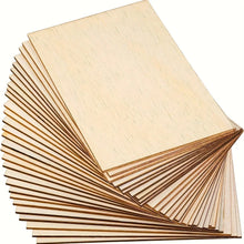 Load image into Gallery viewer, Unfinished Wood Sheets for Crafts - 6x4in/15x10cm (4/8/15 Pcs) | DIY Arts &amp; Projects
