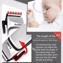 Load image into Gallery viewer, Kemei KM-4639 Electric Clipper Hair Clippers Professional Trimmer Household Low Noise Beard Machine Personal Care Haircut Tool
