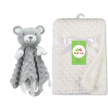 Load image into Gallery viewer, Personalized Newborn Baby Blanket with Name &amp; Custom Stroller Gift Set

