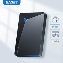 将图片加载到图库查看器，Eaget Portable External Hard Drive 1TB 5TB HDD 2.5 inch 5Gbps External Hard Disk Memory Compatible for PC Mac Desktop MacBook
