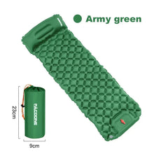 Load image into Gallery viewer, Ultralight Camping Inflatable Mattress with Built-In Pump &amp; Pillow
