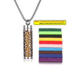 Load image into Gallery viewer, Stainless Steel Aromatherapy Necklace – Oil Diffuser Pendant
