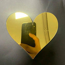 Load image into Gallery viewer, Gold Mirror 3D Letter Wall Stickers – Acrylic Peel &amp; Stick Decor
