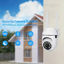 Load image into Gallery viewer, Ease Life APP Wireless 1080P HD Indoor/Outdoor WiFi Security Camera, Color Night Vision, 2-Way Audio, 360° Black Y108
