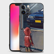 将图片加载到图库查看器，Boy Girl See Cool Sports Car Drift Case For iPhone 14 13 12 11 Pro Max Cover X XR XS Max 12Mini 13Mini 6 6S 7 8 Plus 5 5S Slim Back Cover Designer Matte Finish Hard Ultra Protective &amp; Anti Shock
