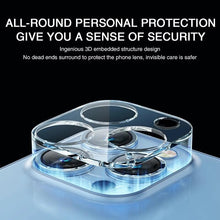 Load image into Gallery viewer, Full Cover HD Back Camera Glass Protectors for iPhone 13 12 Pro Max 13Mini Lens Protective Glass Film on IPhone 11 14 PRO MAX XS  Ultra Thin Tempered Glass Camera Lens Screen Protector
