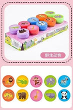 Load image into Gallery viewer, 10pcs Assorted Self-Inking Stamps for Kids - DIY Craft &amp; Scrapbooking
