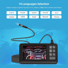 Load image into Gallery viewer, KERUI Dual&amp;Single Lens Endoscope Camera with 1080P 4.3" IPS Screen IP67 Waterproof Car Pipe Inspection Borescope 2600mAh
