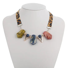 Load image into Gallery viewer, Women's Multi Color Acrylic Necklace Statement Necklaces &amp; Pendants Colorful Maxi Geometric Fashion Jewelry for Women SP003
