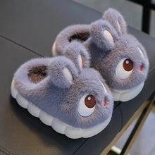 Load image into Gallery viewer, 2024 New Cute Rabbit Children's Cartoon Winter Slippers Comfortable Warm House Shoes Boys Girls Indoor Home Fluffy Slippers
