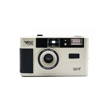 Load image into Gallery viewer, Vibe Vintage Retro 501F 35mm Reusable Non-Disposable Film Camera Black/Red/Champagne Silver/Pink
