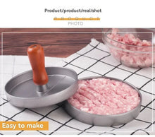 将图片加载到图库查看器，Burger Press Non-Stick Hamburger Patty Maker with Wax Paper Aluminum Burger Maker for Kitchen BBQ Grill
