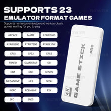 将图片加载到图库查看器，M15 4K Game Stick Mini Video Games Consoles Retro Handheld 20000 Games Player HD Video Game Stick 2.4G Double Wireless Controlle
