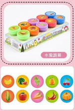 Load image into Gallery viewer, 10pcs Assorted Self-Inking Stamps for Kids - DIY Craft &amp; Scrapbooking
