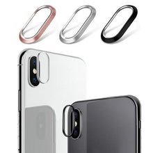 将图片加载到图库查看器，2 In 1 Metal Camera Lens Protector For Iphone 7 8 Plus X Lens Protective Circle Ring Cover With Tempered Glass For Iphone X Scratch Resistant Hd Tempered Glass Camera Screen Protector
