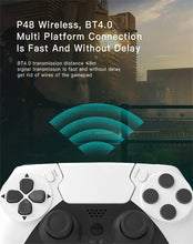 Load image into Gallery viewer, GAMINJA P48 Wireless Gamepad with Six Axis Gyroscope Game Controller For PS4 PS3 Console Wins 7 8 10 Dual Vibration PC Joystick
