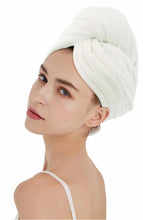 Load image into Gallery viewer, Microfiber Hair Drying Towel Cap – Quick-Dry Super Absorbent Wrap

