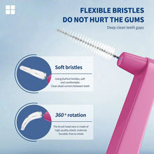 Load image into Gallery viewer, Kingubznis 20pcs  Interdental Brush For Dental Orthodontics Clean Between Teeth Cleaning Tools Soft Mini Brush With Dust Cover
