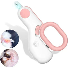Load image into Gallery viewer, LED Pet Nail Clipper – Cat &amp; Dog Claw Trimmer with Safety Lock
