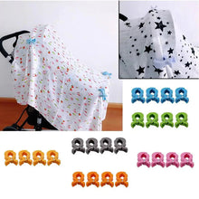 将图片加载到图库查看器，Baby Stroller Clamp Alligator Clip Pram Peg Hooks
