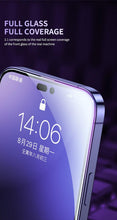 Load image into Gallery viewer, 40D High Quality Full Cover Screen Protector For iPhone 14 13 12 11 PRO MAX Tempered Glass For Iphone XS XR X14 13 12 Mini Plus  Tempered Glass Screen Protector Compatible For iPhone
