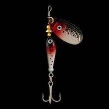 Load image into Gallery viewer, Rotating Metal Spinner Fishing Lure 9.1g 7cm – Sequin Hard Bait with Treble Hook for Bass, Pike, Carp &amp; Trout
