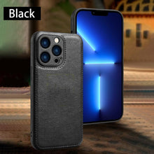 Load image into Gallery viewer, Luxury PU leather Phone Case For iPhone 14 13 Pro Max 12Pro 11Pro Max 13 12 Pro XS MAX XR X SE 7 8 plus Fashion Back Cover Leather Back Case for iPhone 14 Pro  Shockproof Cover for iPhone

